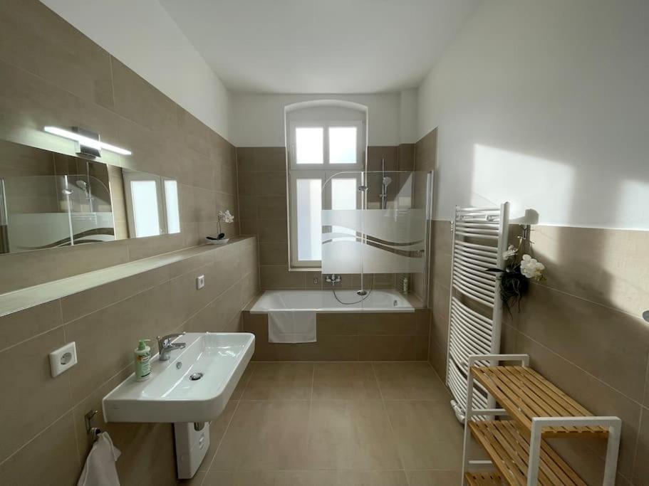 Lucky Stays Ls10 - Vollausstattung - Zentrum - Aufzug - Grosse Kueche - 2 Zimmer - Smart-Tv Magdeburg Eksteriør billede
